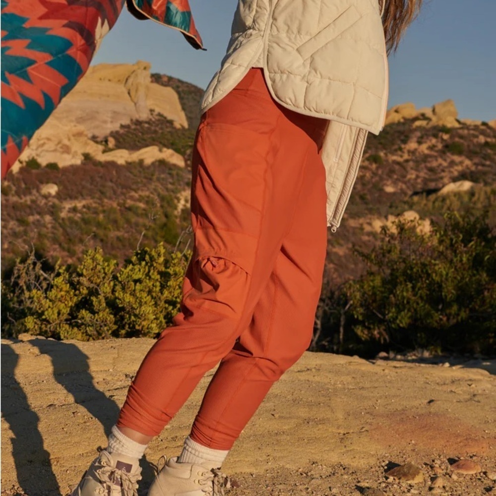 FP MOVEMENT Harem Cargo Pants NWT Dried Saffron Burnt Orange